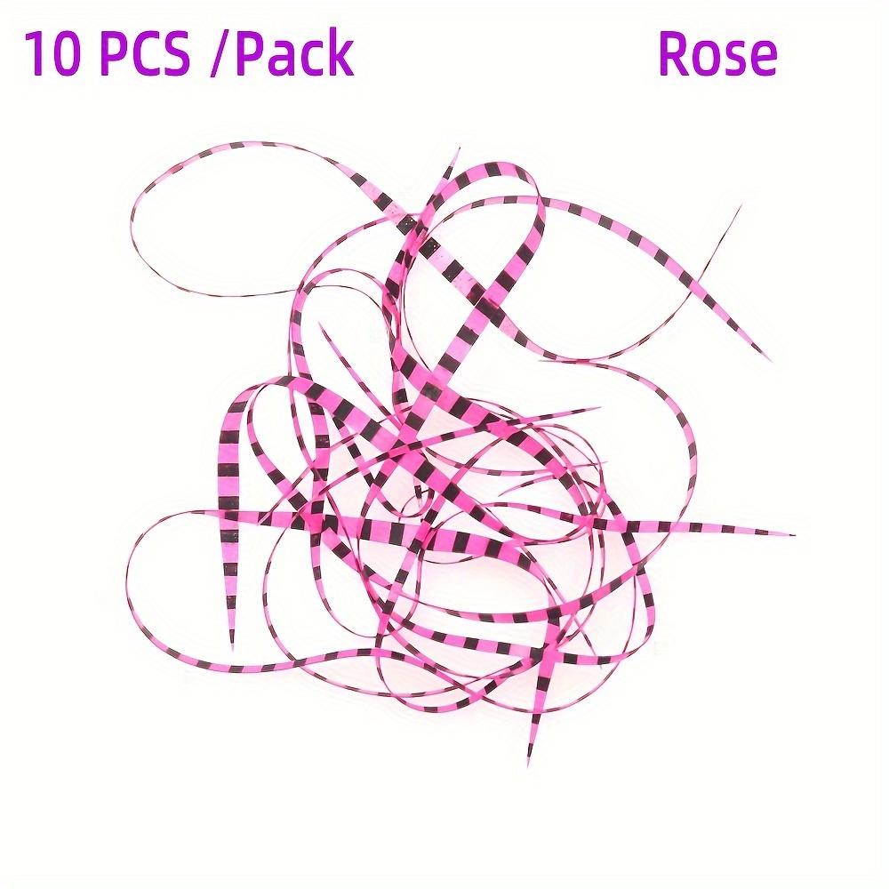 10KS Silikonové Sukně Streamerové Návnady Přívěsky Integrovaný Spinnerbait Buzzbait Gumové Jigové Návnady Materiály pro Vázání Mušek