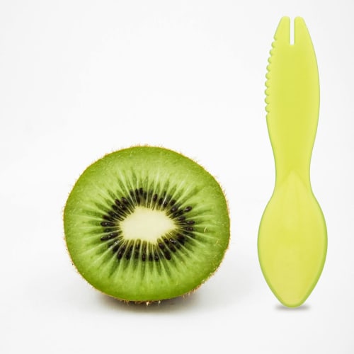 Luxshiny 20pcs Kiwi Fruit Spoons, Plastic Kiwi Knives, Avocado Slicers, Avocado Cutter, Fruit Cutter, Peeler Spoons, Kiwi Scoops for Home, Kitchen, an