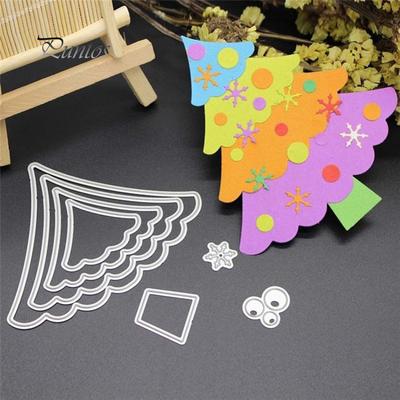 Christmas Tree Cutting Die Stencil Paper DIY Craft Scrapbooking Accessory