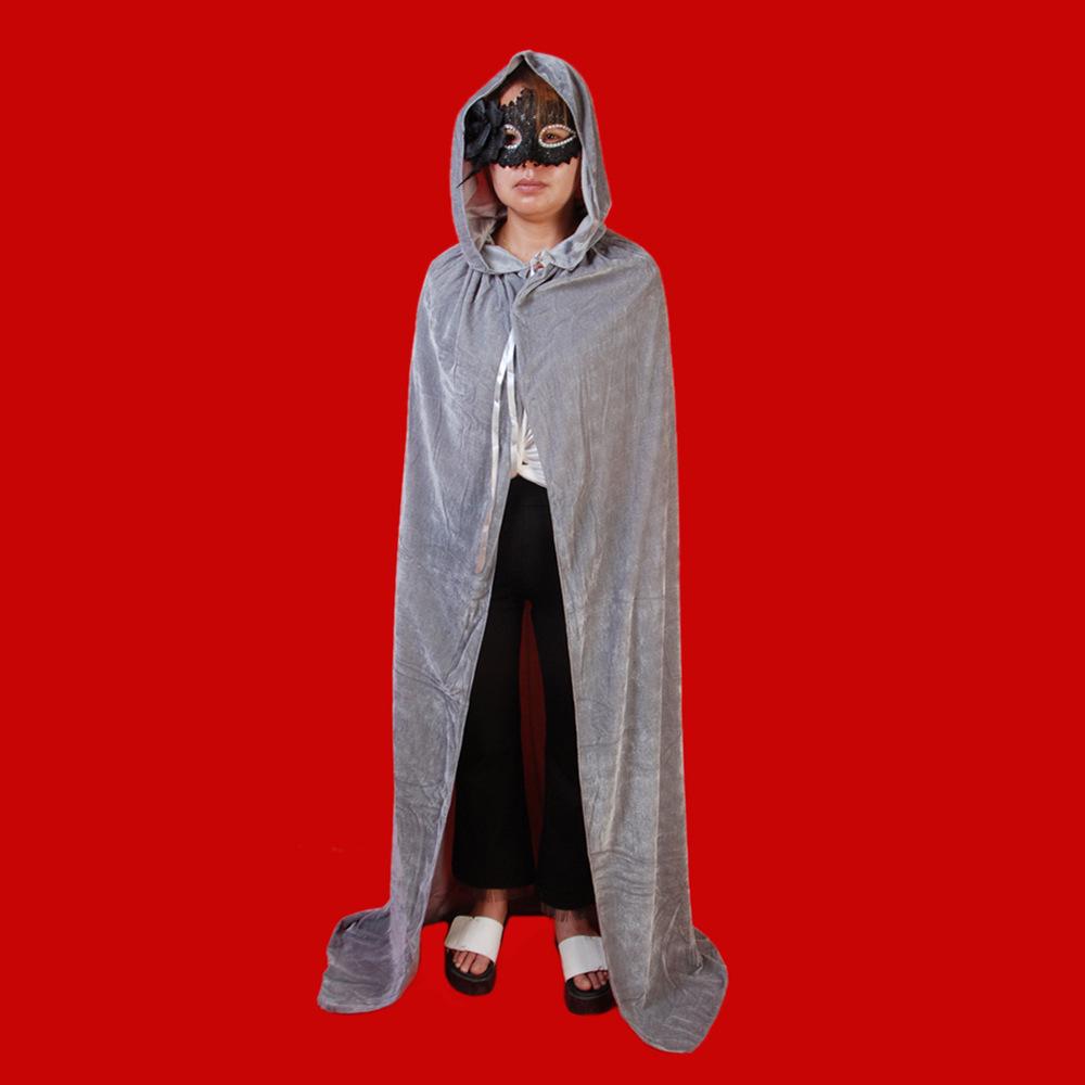 Halloween cape COS Death's Long Cloak Wizard and Witch Cloak Prince and Princess Cloak Shop