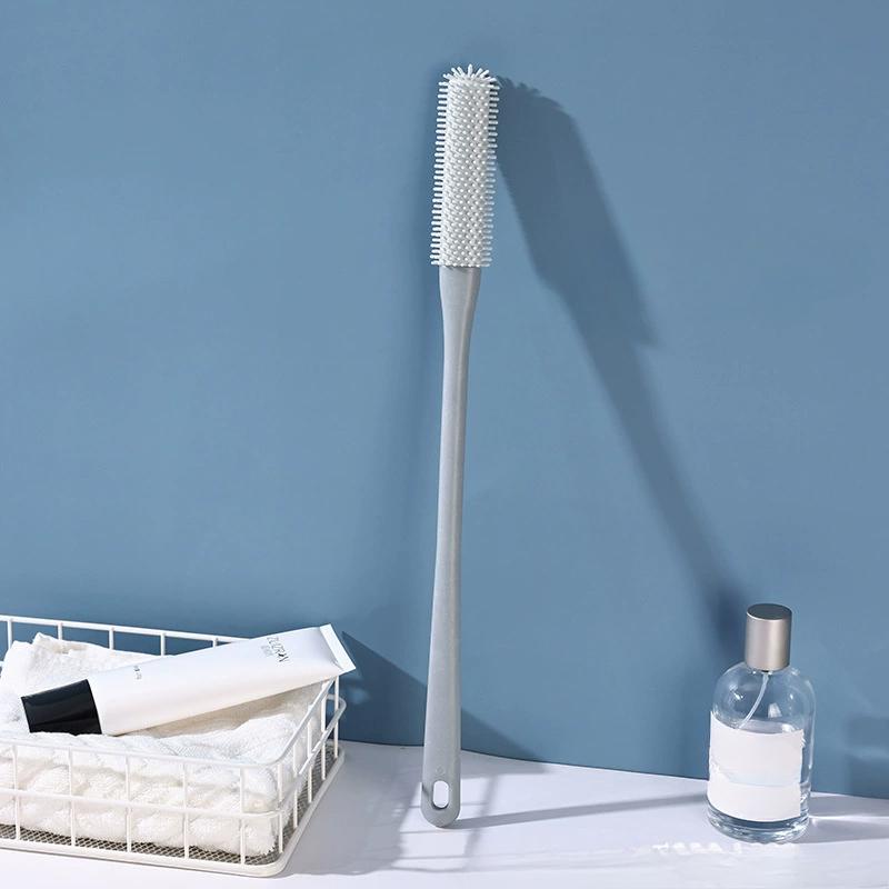 

1 шт. Щітка для пальців ніг з довгою ручкою, ручна скрабер для догляду за ногами, портативна щітка для миття ніг у душі для очищення пальців ніг, інструмент для догляду за ногами літніх людей сірий колір