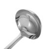 230Ml Stainless Steel Deep Soup Ladle Long Handle Heavy Duty Kitchen Ladle for Home Hotel Catering Hook Design Serving Soup