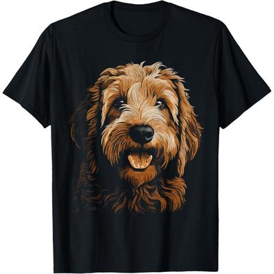 Labradoodle Motief Huisdier Kunstwerk Hond Labradoodle Mannen Vrouwen Kinderen T-shirt