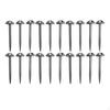 20 Pieces Tent Pegs Awning Nails Outdoor RV Rug Stakes Gray Camping