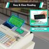 48 Keys Electronic Cash Register for Small Businesses, 8-Digit LED Modern and Thermal Receipt Printing Cash Registe