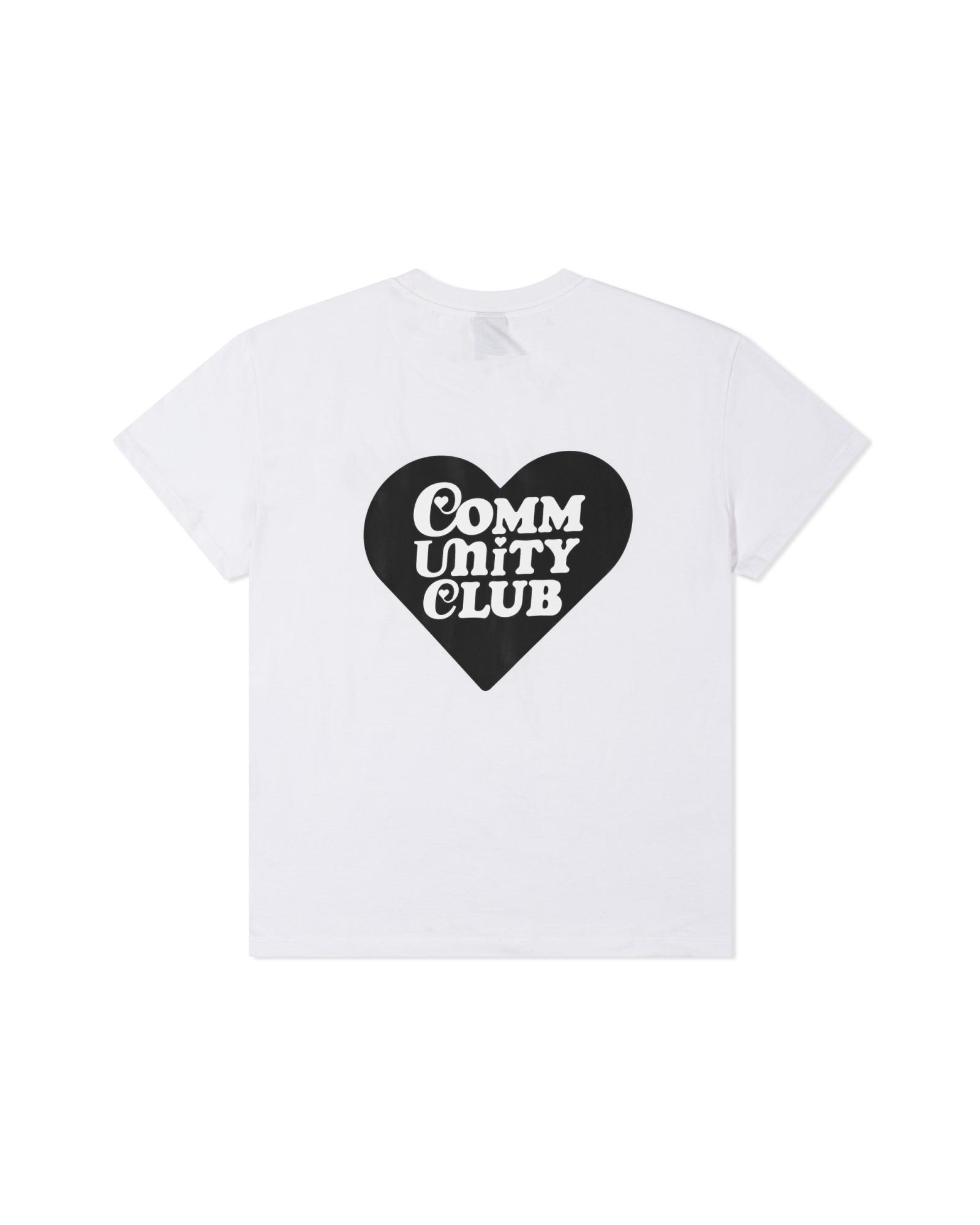 Community Club Full Of Hearts Tee #2 White Xl