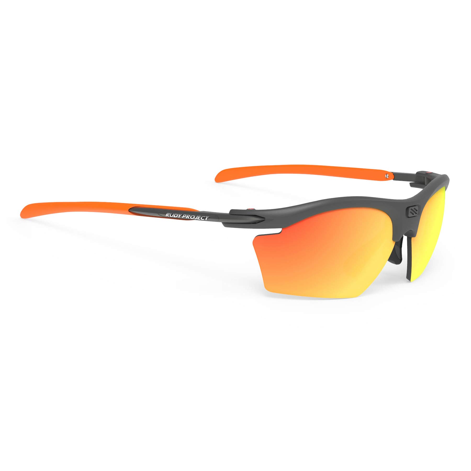 

Rudy Project RYDON SLIM Sports Sunglasses for Road Baseball Graphite Frame Polar 3FX HDR Multi Laser Orange Lens Cycling, Marathon, Jogging,
