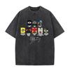 Rapper Bad Bunny T-shirt Debi Tirar Mas Fotos DTMF Album 2026 Washed Vintage T Shirt Men's Women Hip Hop Oversized Male T-shirts