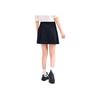 Anta X Kirsh Collaboration Life Series Solid Color Mid Waist Pleated Breathable Casual Skirt Women skirts Black 162428207-2