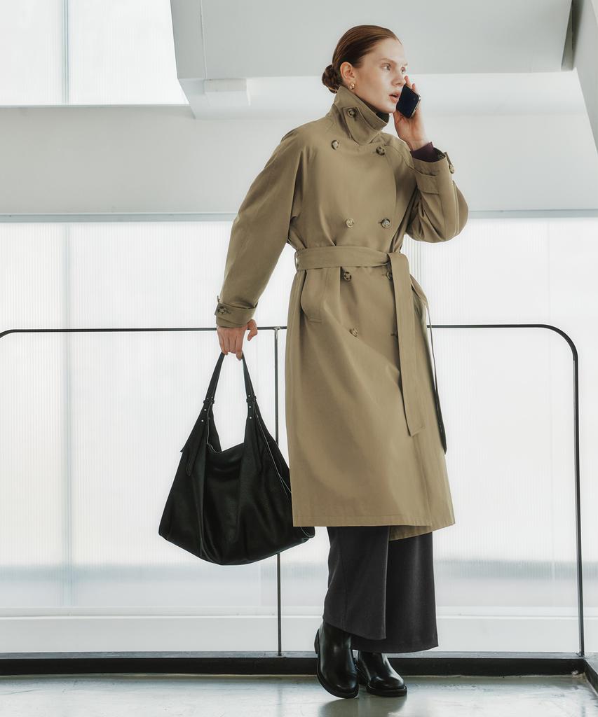 ZEROSTREET Lezero Double Trench Coat / Beige