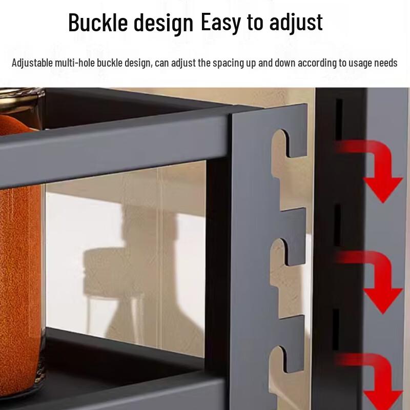 Yingbai Multi-functional 3-Tier Stainless Steel Kitchen Storage Rack