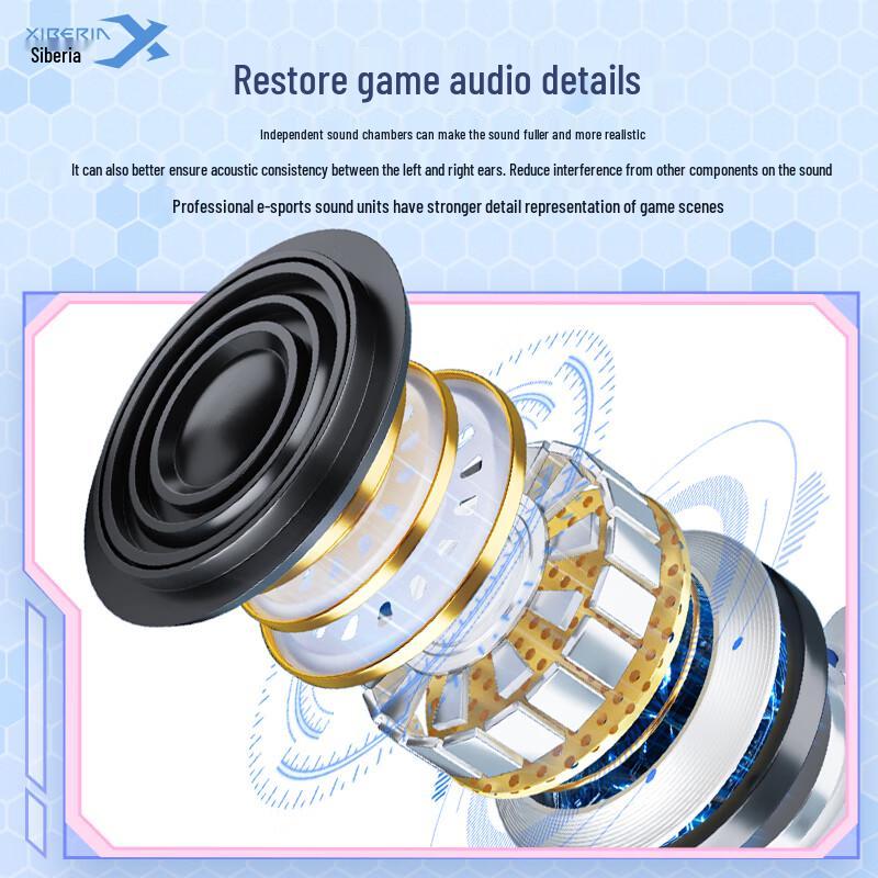 XIBERIA K9 Pro 7.1 Surround Sound Gaming Headset