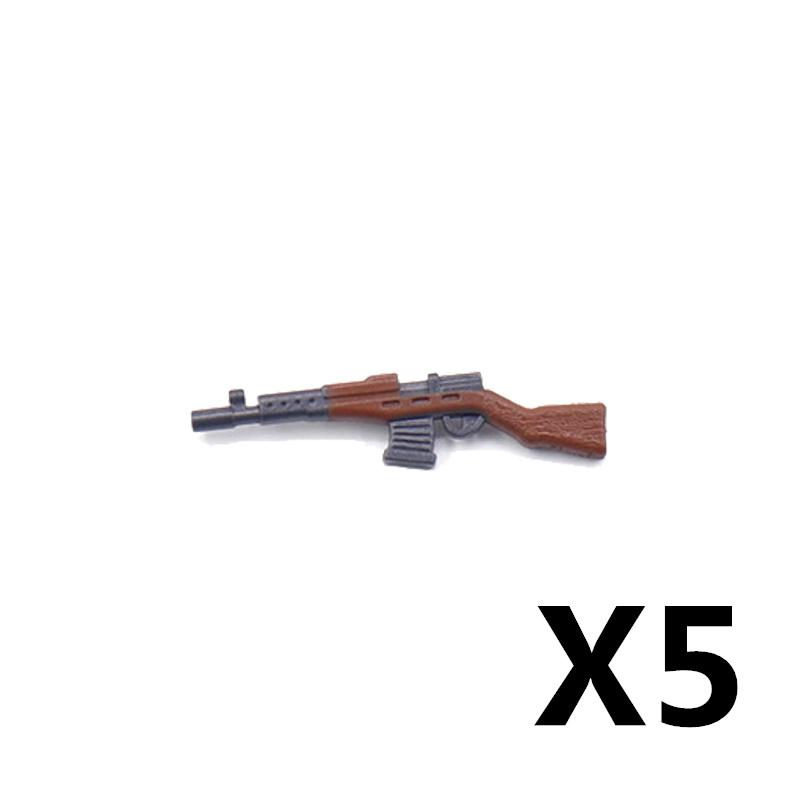 Vojáci Figurky Zbraně Stavebnice Pistole Poposha MP40 Puška AK74 Raketomet Kulka Plamenomet Hračky Dárek T051