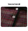 Women's 50+ Plaid Plus Velvet Warm Coat - Lightweight Autumn/Winter Cotton Jacket