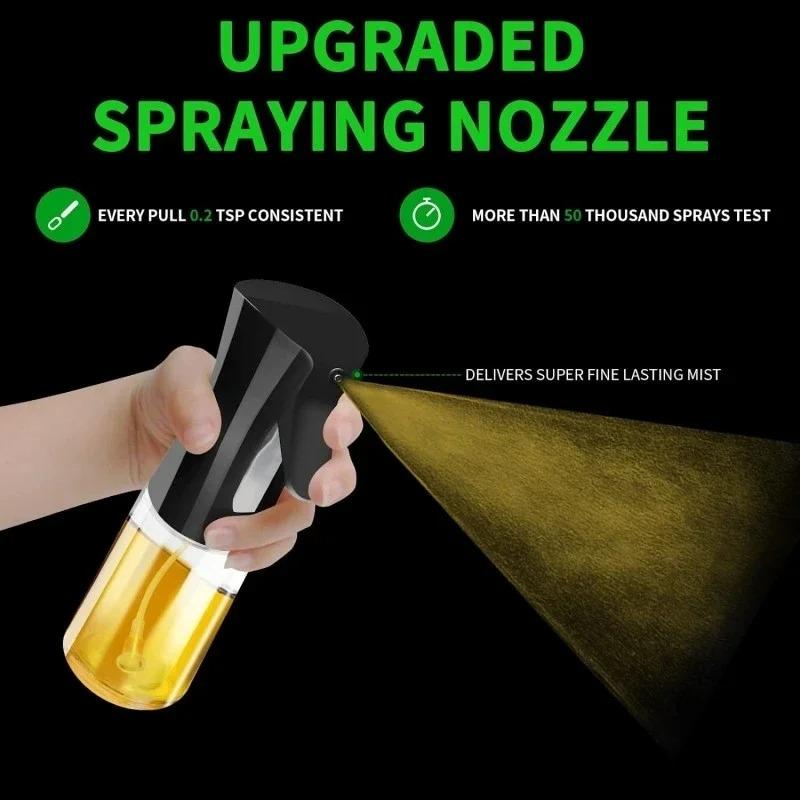Multipurpose Oil Spray Bottle Fit For Cooking And Grilling With Dropper Bottle 200Ml Or 300Ml Glass Or Plastic Sprayer Dispenser