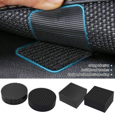 Car Double Faced Fixing Floor Mats Stickers Foot Pad for Carpet Pad Dashboard Mat High Adhesive Fixed Patch Anti Skid Grip Tape Sticker
