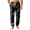 Men's Christmas Printed Pajama Pants Warm Pants for Winter
