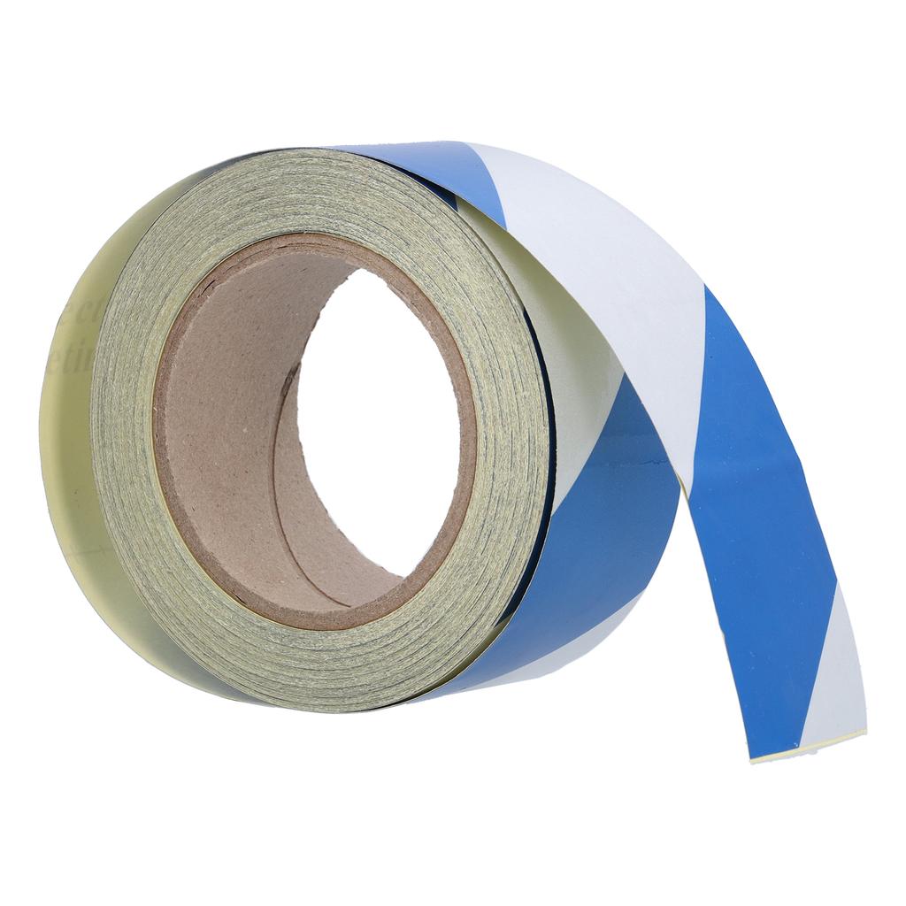 5cmx30m Reflective Safety Warning Tape Blue White Striped Hazard Marking Tape Safety Strips