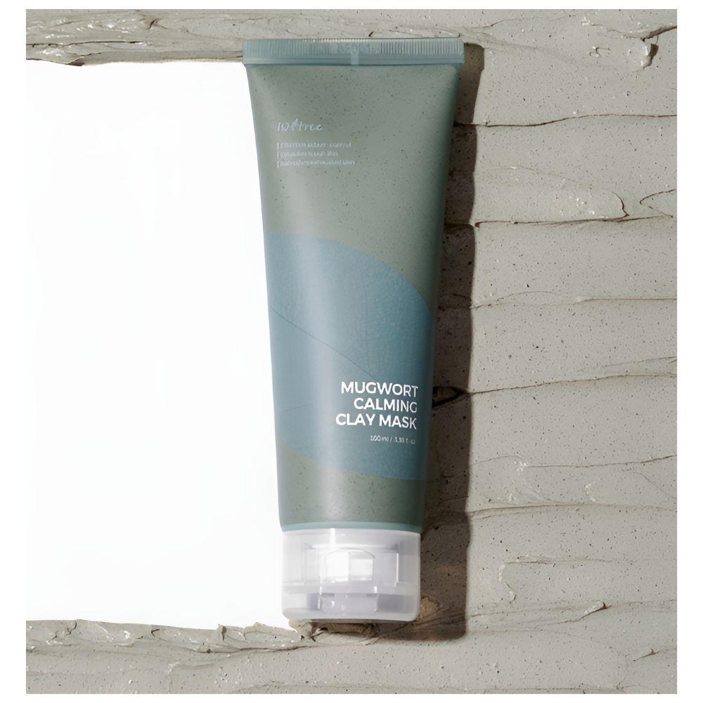 ISNTREE Mugwort Calming Clay Mask 100ml Pore Care Deep Cleansing Soothing Wash Off Pack