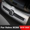 For Volvo XC60 XC 60 2018- Carbon Fiber Car Center Air Condition Switch Control Button Panel Cover Trim Interior Accessories