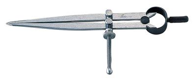 Shinwa Sokutei Steel Compass with Spring 73059