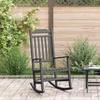 VidaXL Black Garden Rocking Chair 65x84x114 Cm HDPE 42012443