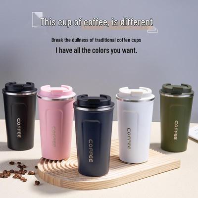 304 Stainless Steel Vacuum Insulated Coffee Cup - Double-Layer, Hot-Selling Gift
