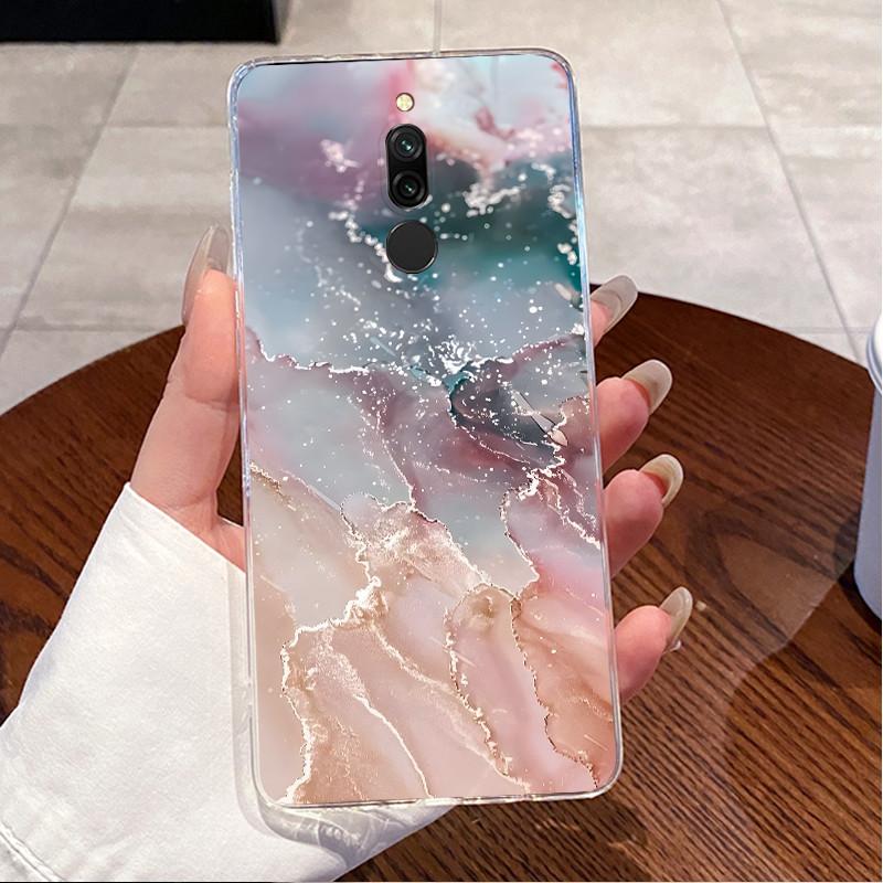 Back Cover For Xiaomi Redmi 8 8A Case Clear Luxury Cute Love Rabbit Cool Funny Pattern Transparent TPU Soft Silicone Phone Case