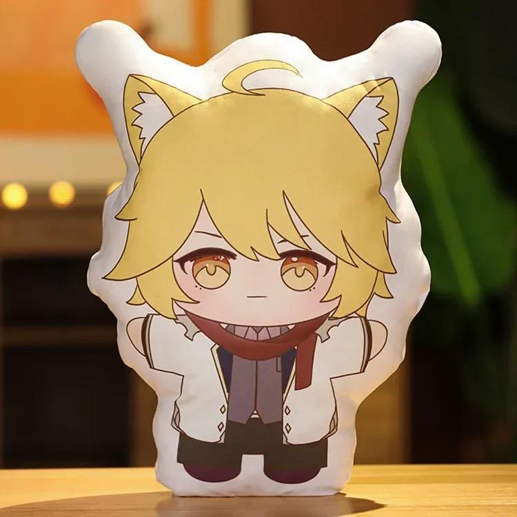 45cm Game Genshin Impact Tartaglia Xiao Kaeya Cosplay Doll Toy Plush Dolls Kids Christmas Birthday Gift Pendant Accessories