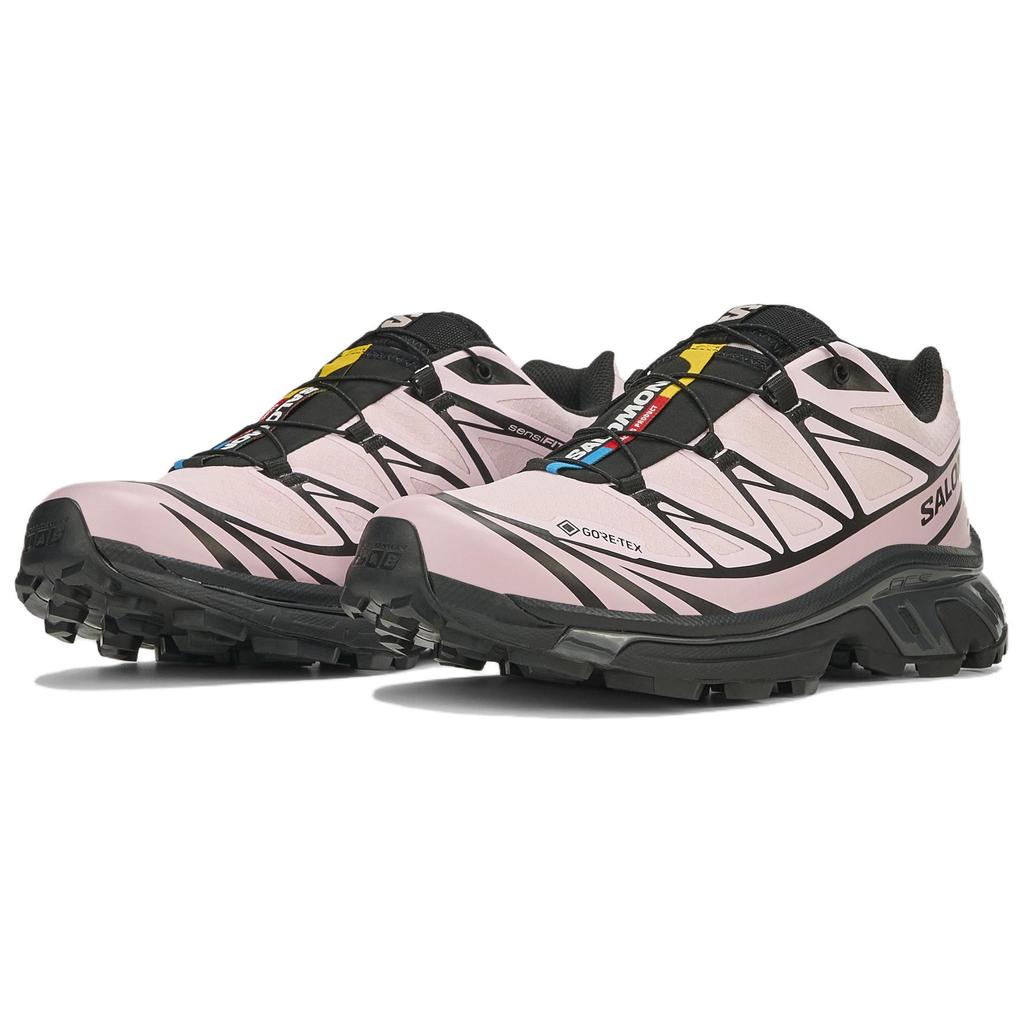 SALOMON XT 6 Running Shoes Unisex Low Top Black/Ice Pink/Dawn Pink CML_L49215600