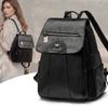 Retro PU Rucksack Damen Große Kapazität Pendlerrucksack
