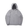Li Ning Trench Coats Men's Silver Gray Hooded Moderate AFDVF71-1