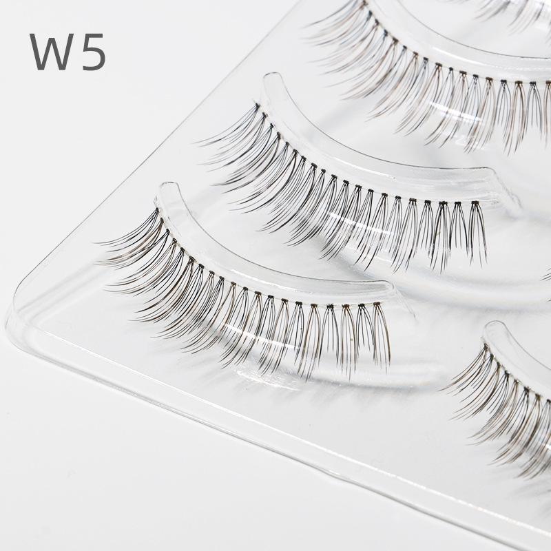 

Натуральные прозрачные накладные ресницы для свадебного и нюдового макияжа - Легкие, мягкие и простые в ношении для начинающих