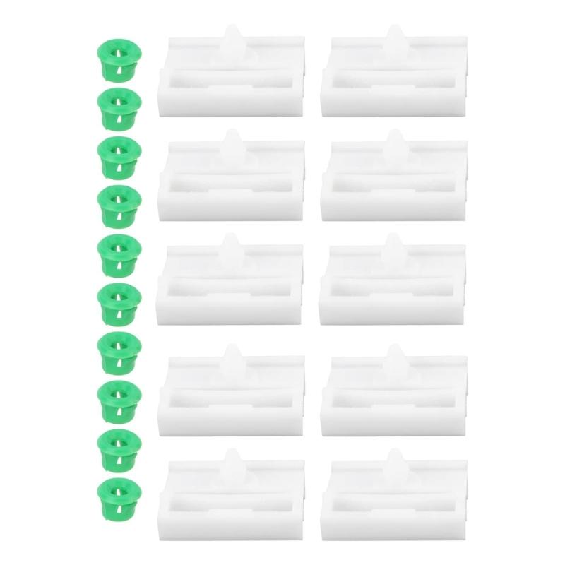 20Pcs Car Side Sill Skirt Fastener Clips With Grommets For E32 E46 E90 51711932996 Vehicle Body Plastic Repair Retainers