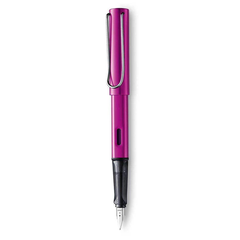 LAMY 2018 Limited Edition Vibrant Pink Fountain Size M Celebration Stationery AL-Star Pen, (L99),