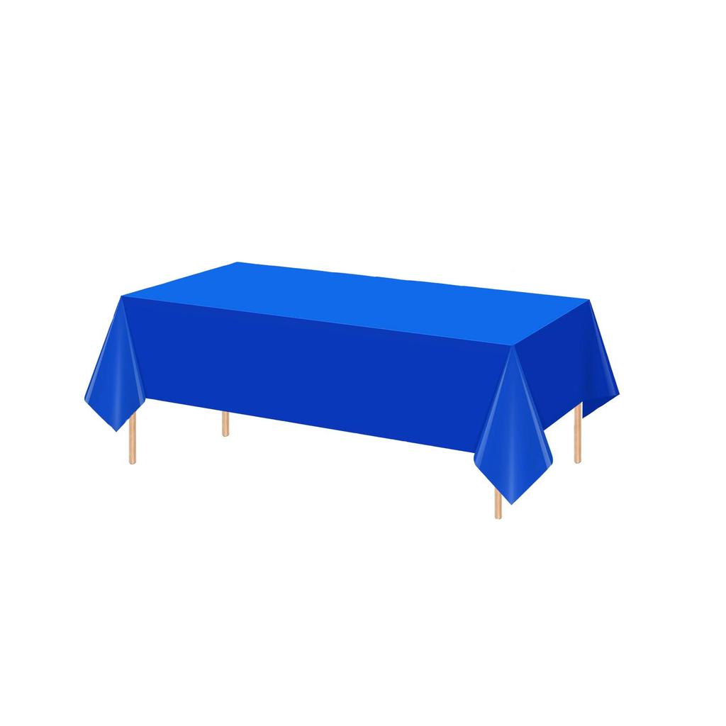 Disposable PEVA Thickened Plastic Rectangular Tablecloth Party Supplies