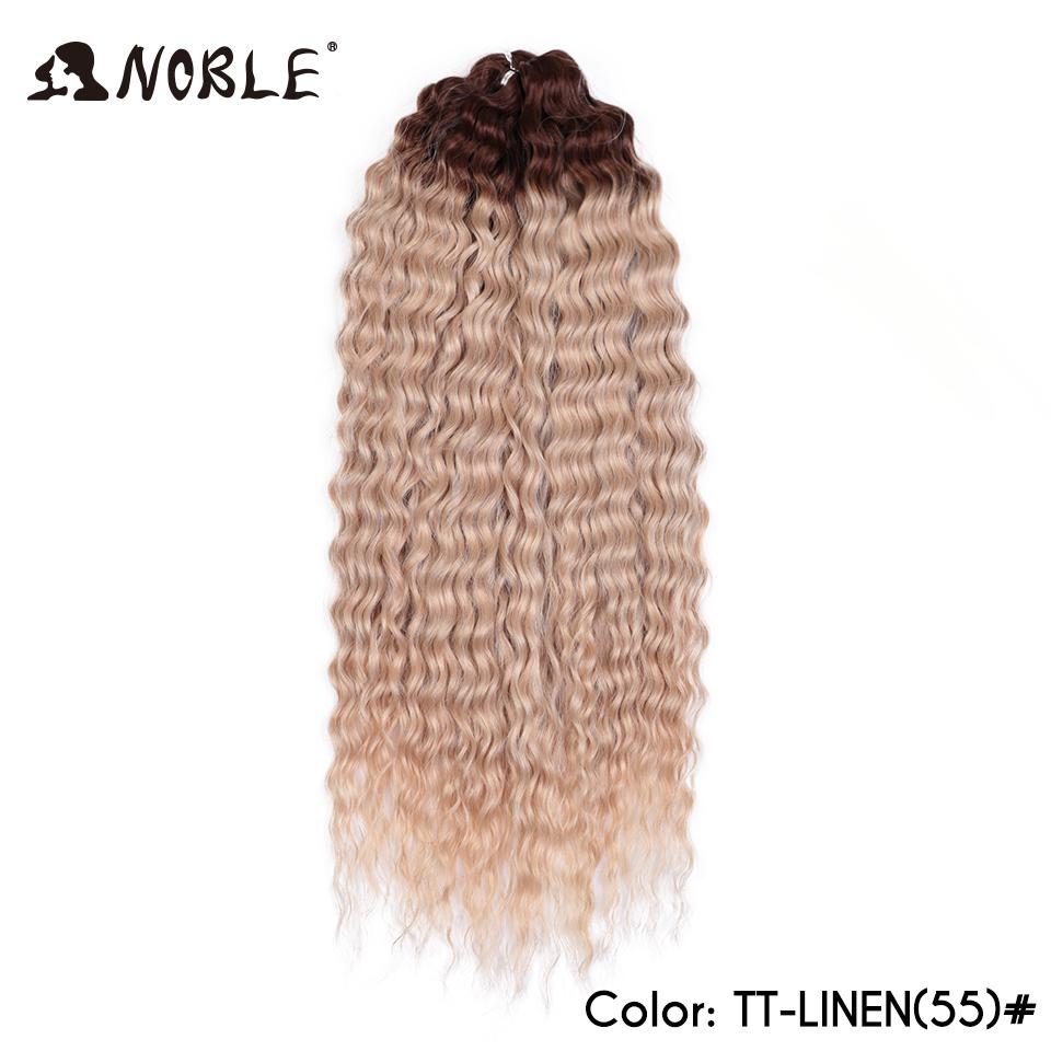 Edles Häkelhaar Locken Haar Wasserwelle 24 Zoll 300g Ombre Blond Twist Häkelhaar Zopf Haar Deep Wave Flecht Haarverlängerung