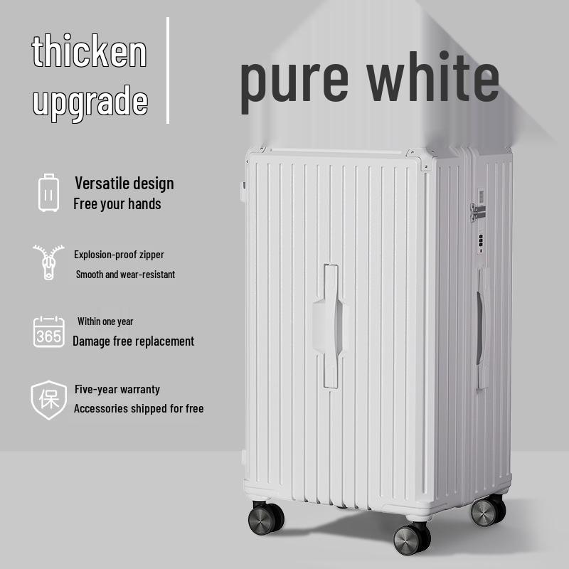 2026 Multifunctional 24-inch Durable Trolley Case with Combination Lock for Students' Travel