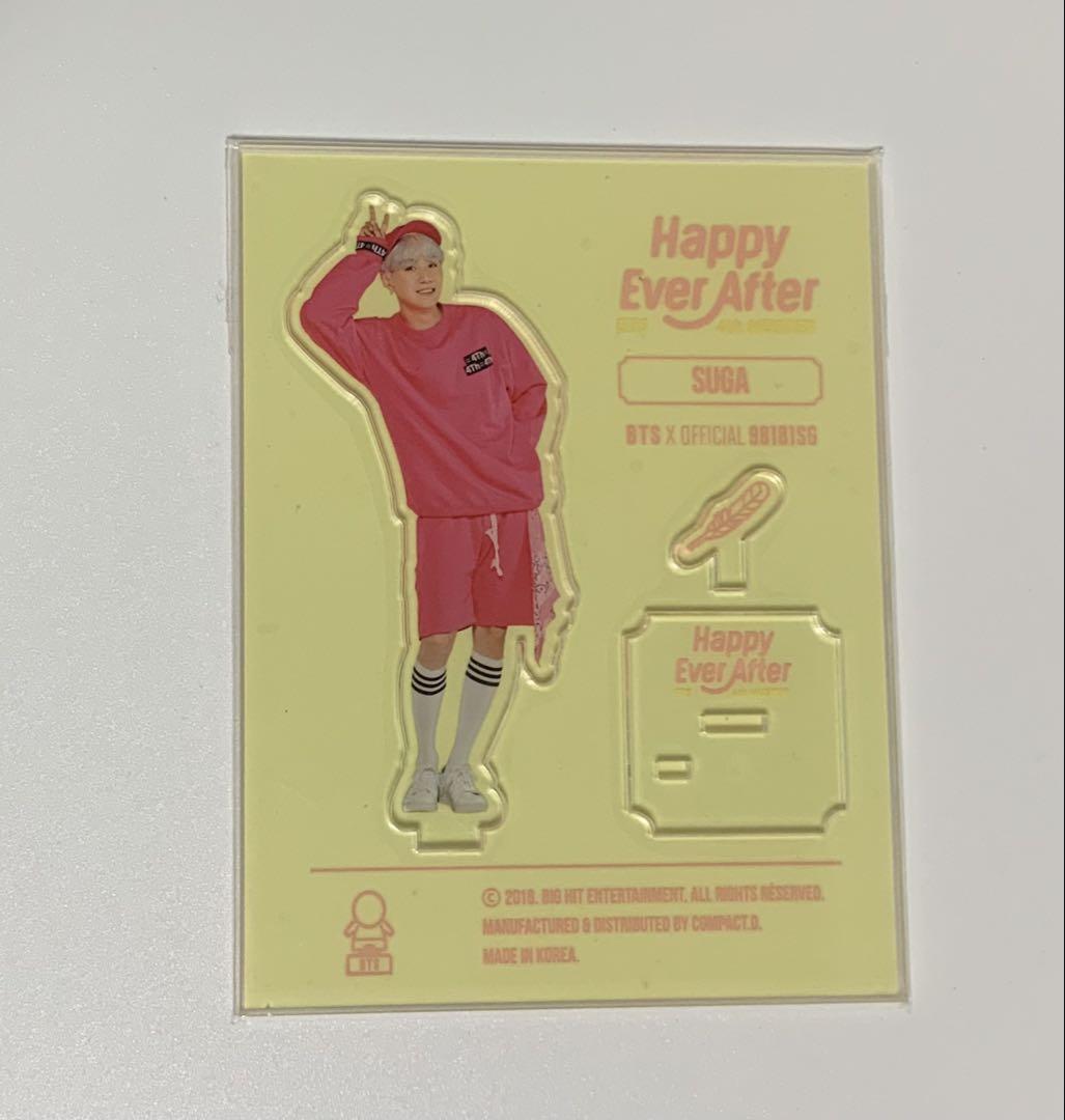 

[Б/У] Официальный акриловый стенд Yoongi SUGA happy HEA 4th muster