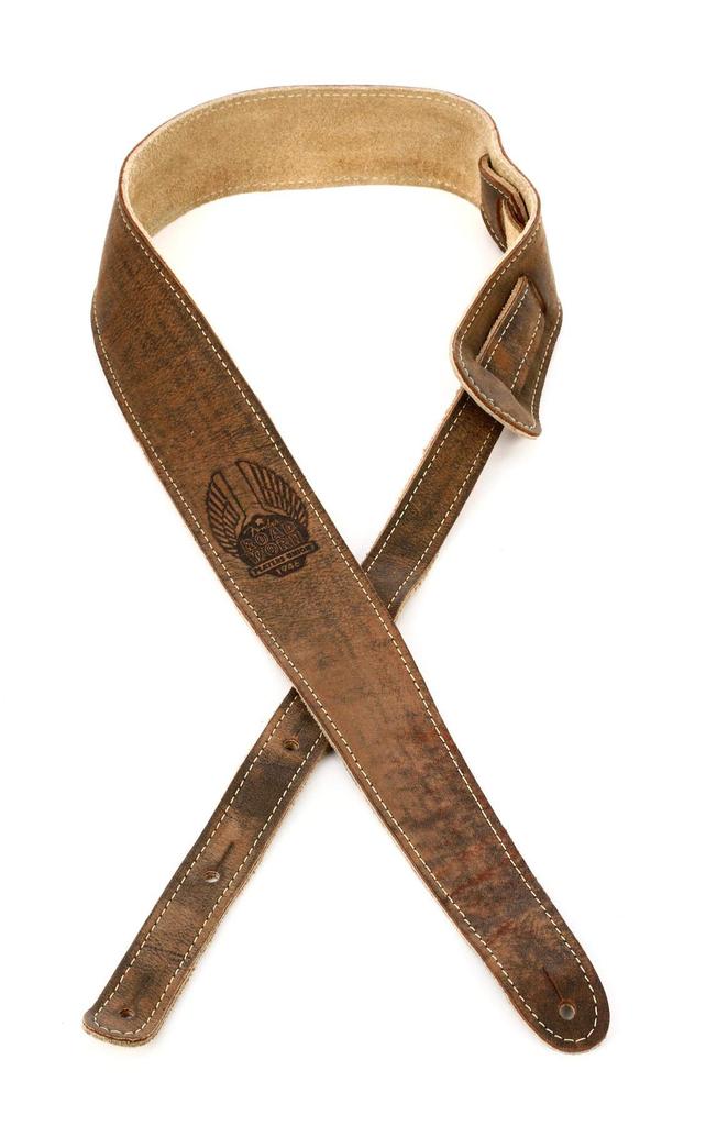 Fender Fender Strap Fender Road Worn Strap Brown 990660050 -BRN
