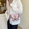 Dámská Ležérní Letní Módní Třásně Pletená Obálka Crossbody Taška