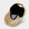 Ins New Style Solid-Color Long-Plush Vacation-Style Warm Hat - Women's Trendy Autumn  Winter Outdoor Versatile Baseball Cap