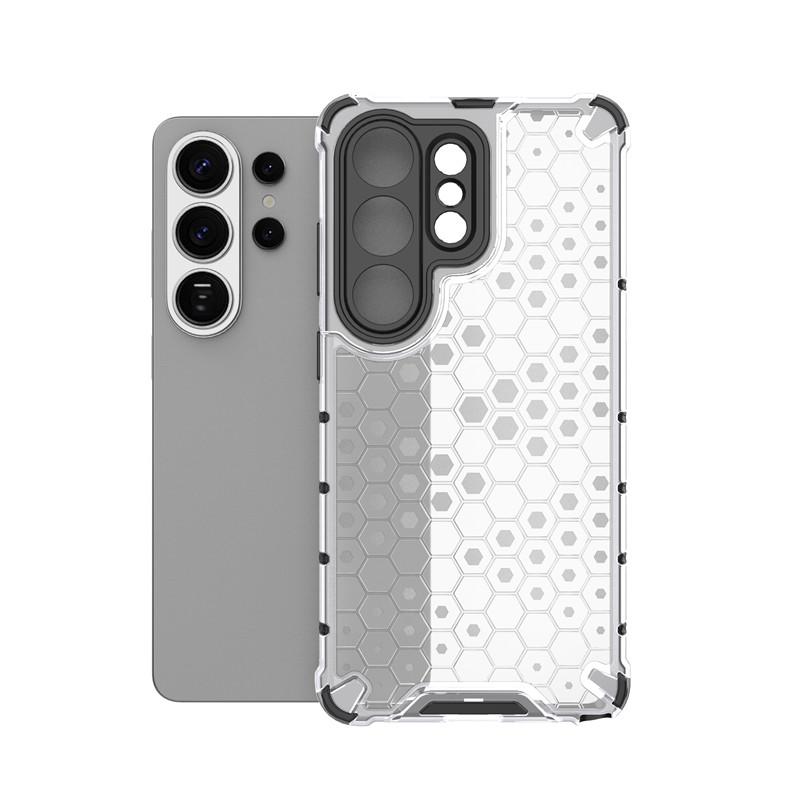 Honeycomb Minimalist Airbag Anti-drop Phone Case for Samsung Galaxy S26 Ultra Edge S26 Camera Protect Second Layer Cover Funda