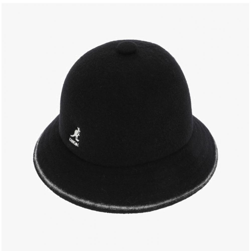 Kangol K3181st Schwarz-Weiß gestreifter Bucket Hat