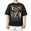 One Piece "Donquixote Rosinante (Corazon)" Anime Black Oversized T-Shirt Streetwear Pop Rock Concert Fan Merch T-Shirt