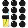 SHENLIU 10PCS Drink Cover Scrunchie with Straw Hole, Drink Covers Scrunchies Elastic Cup Glass Cover Reble & Washable Drink Spiking Prevention for