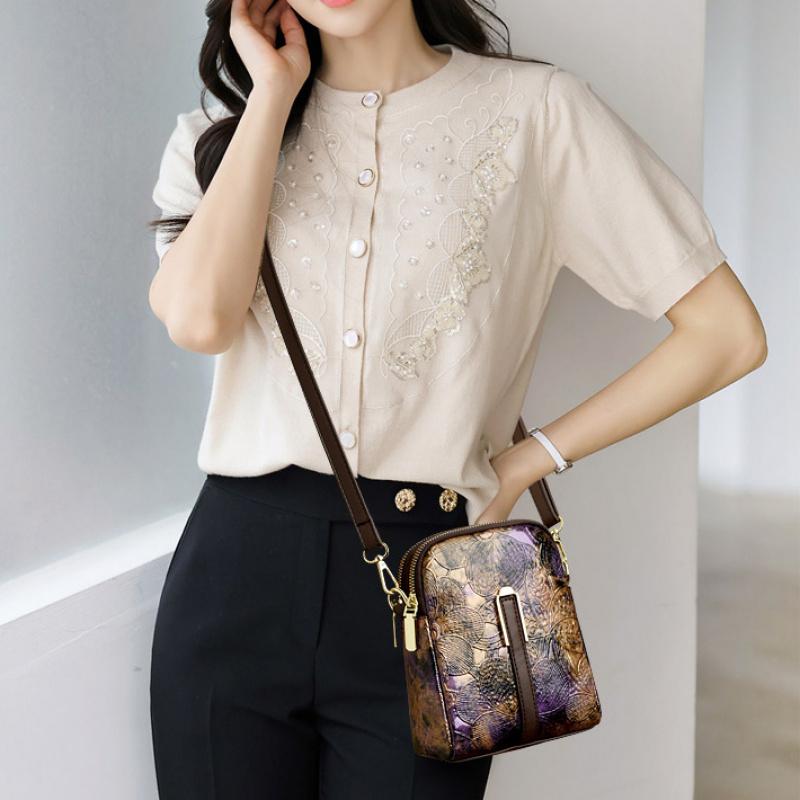 Kausale Frauen Taschen Pu Geldbörsen Einfarbig Handy Geldbörse Dame Umhängetasche Umhängetasche Handtasche Weibliche Geld Umhängetasche