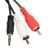 Male to Male DIN 8Pin to 3.5mm + 2RCA Cable Audio Connection Cable  Home Theater System