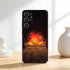 Anime Niedliche C-Calcifer-ES Handyhülle Für Samsung S26,S25,24,23,22,30,21,10,9,Ultra,Plus,Lite,FE Weiche Schwarze Hülle