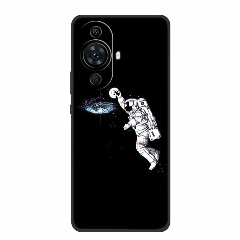 For Huawei Nova 12s Case Popular Black Silicone Soft Back Cover Case For Huawei Nova 12s Phone Case Cover Nova12s 12 s Funda 6.7